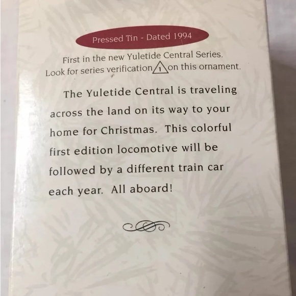 Hallmark central locomotive ornament 1994 - Picture 5 of 6